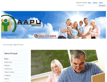 Tablet Screenshot of aapu.com.br